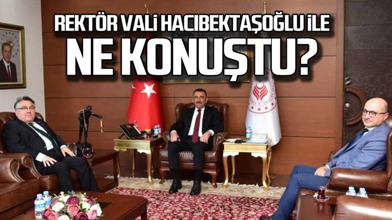 ZBEÜ Rektörü Zonguldak Valisi ile ne konuştu?