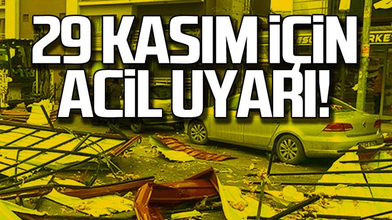29 Kasım'da Zonguldak için acil uyarı!