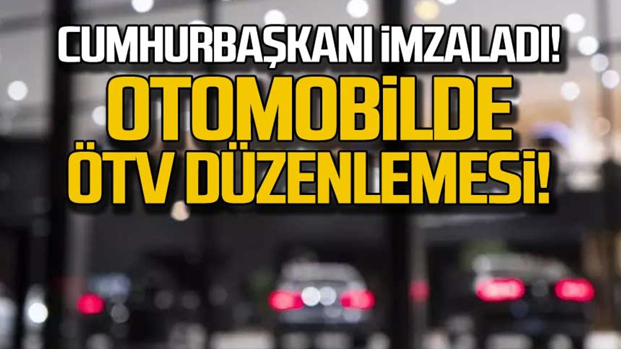 Otomobilde ÖTV matrahları değişti! Karar Resmi Gazete'de