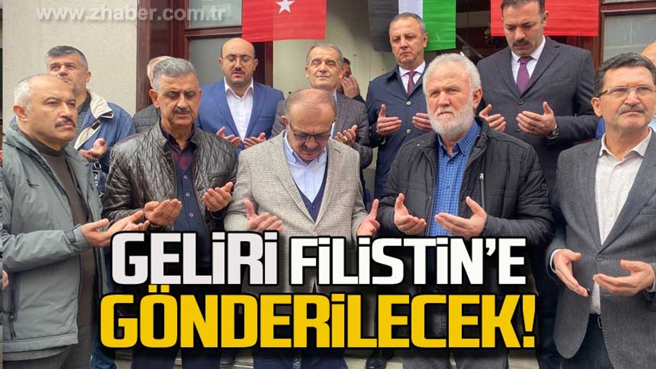 Filistin için Zonguldak'ta hayır çarşısı açıldı!