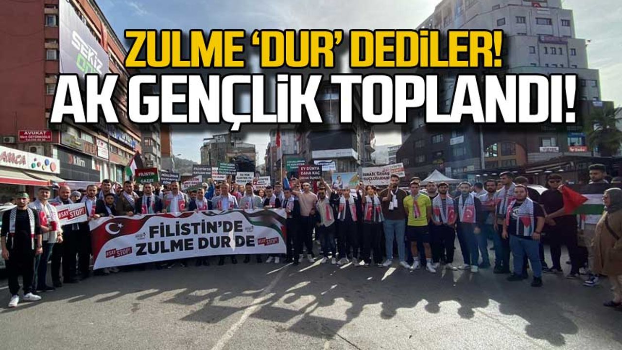 Ak Gençlik Zonguldak'ta toplandı! Zulme 'Dur' dediler!