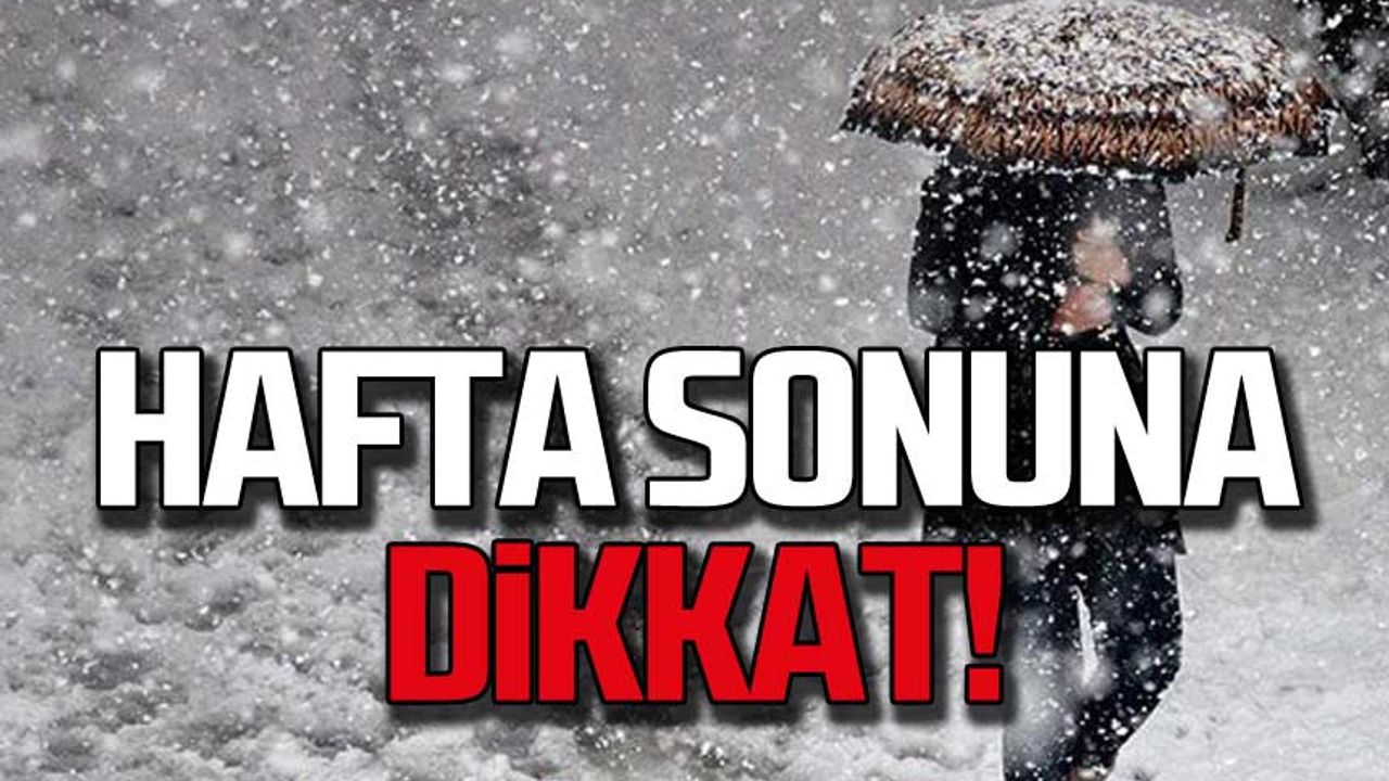 Zonguldak için hafta sonu uyarısı!