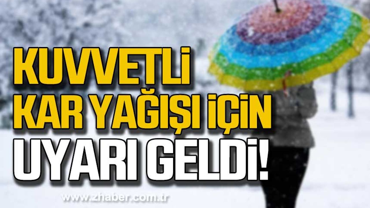 Zonguldak, Bartın, Karabük ve Kastamonu'da kar başladı