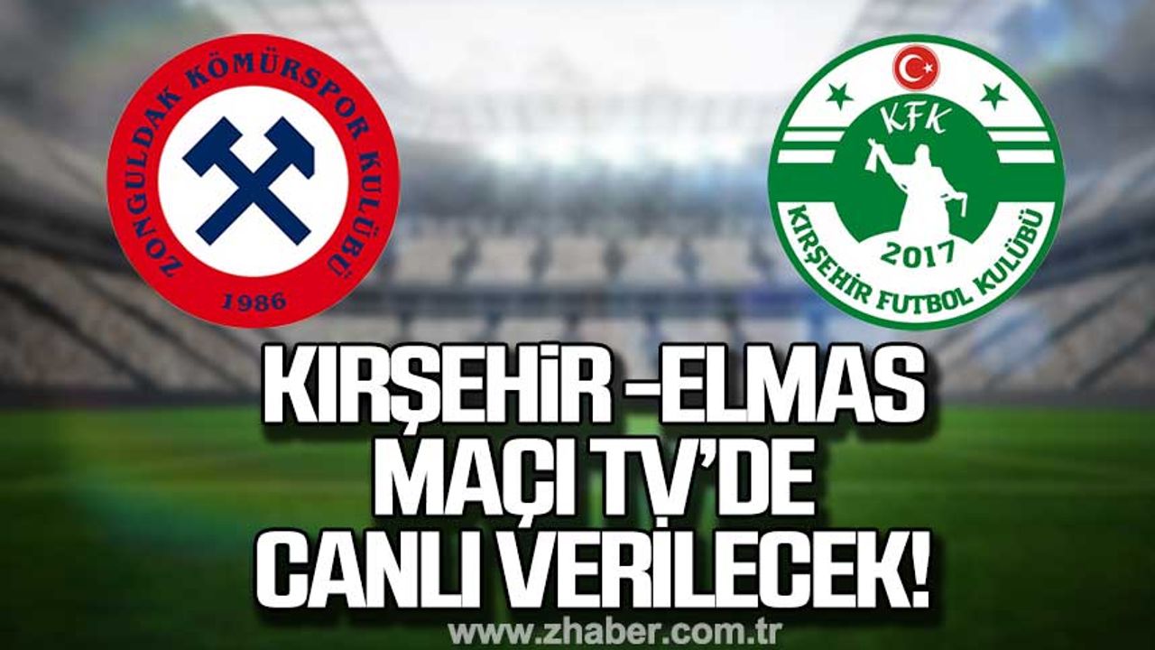 Kırşehir-Elmas maçını o TV’de canlı verecek!