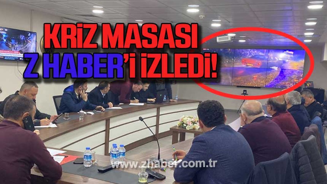 Zonguldak Kriz masası Z HABER’i izledi müdahale gecikmedi!