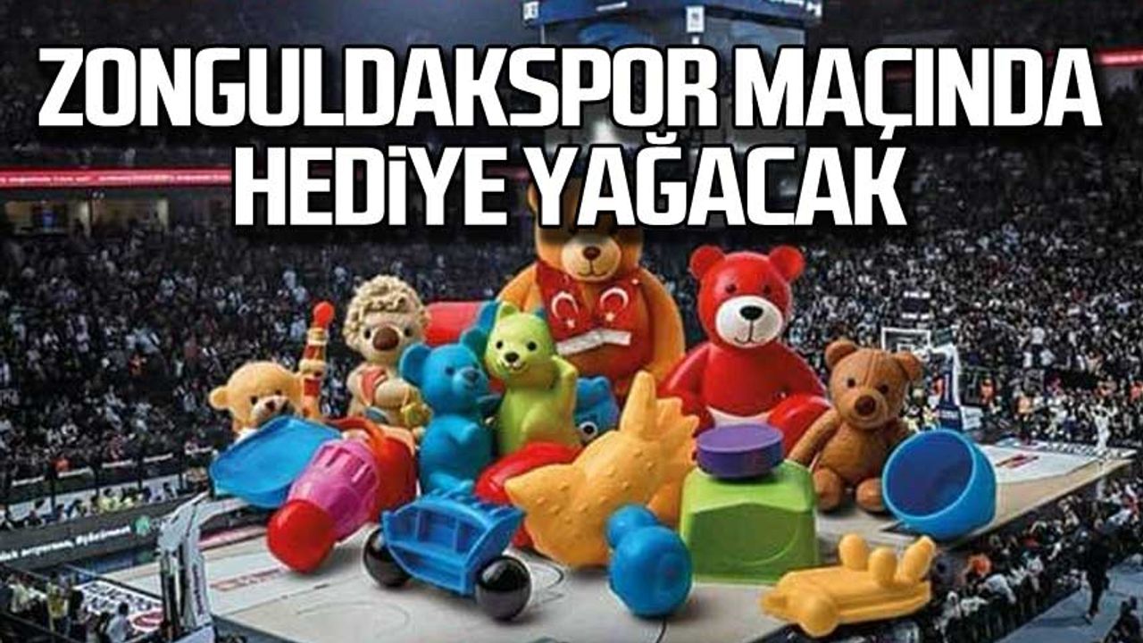 Zonguldakspor maçında depremzede çocuklara hediye yağacak!