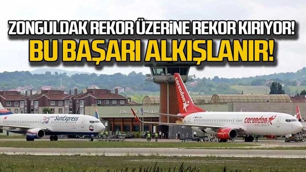 130 bin yolcu! Zonguldak Havalimanı rekor kırdı!