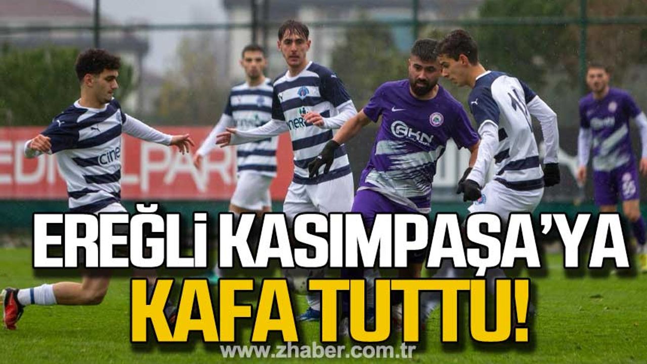 Kdz. Ereğli Belediyespor, Kasımpaşaspor ile 0-0 berabere kaldı!