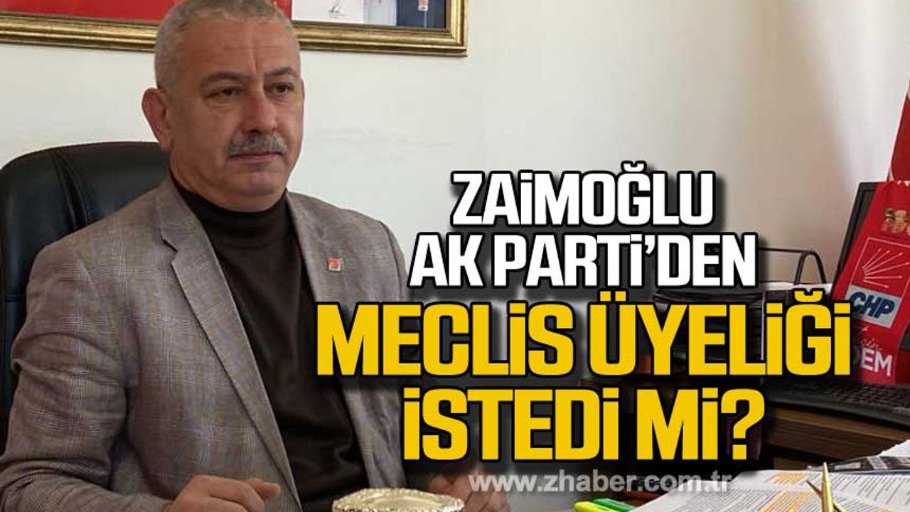 Osman Zaimoğlu Ak Parti’den meclis üyeliği istediği iddialarına yanıt verdi!