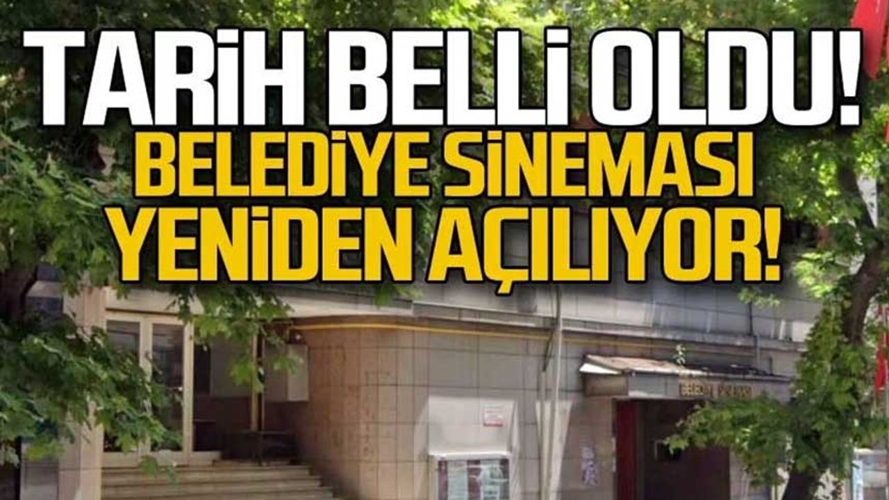 13 yıldır kapalıydı! Zonguldak Belediye Sineması ne zaman açılacak?