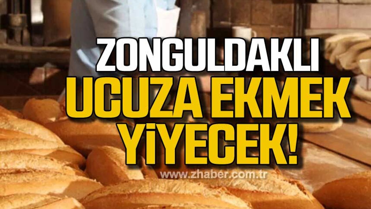 Cem Dereli: "Zonguldaklılar ucuza ekmek yiyecek"