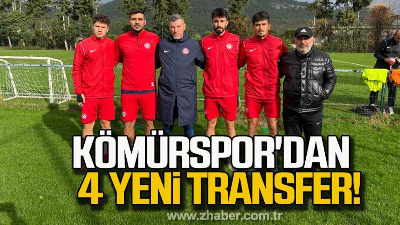 Zonguldak Kömürspor'dan 4 yeni transfer!