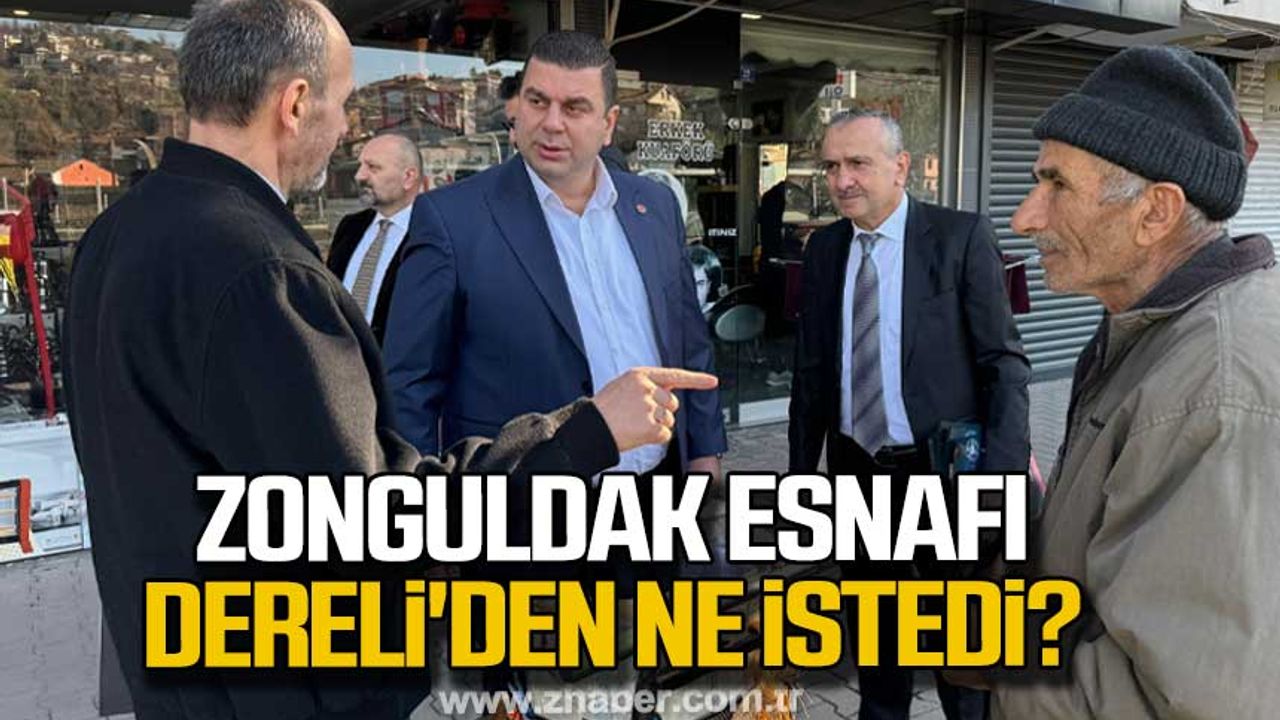 Zonguldak Esnafı Cem Dereli'den ne istedi?