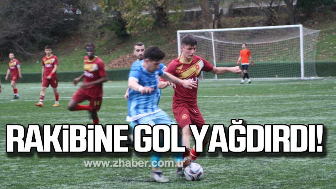 Üzülmezspor Zonguldak Gençlergücüspor’a gol yağdırdı!