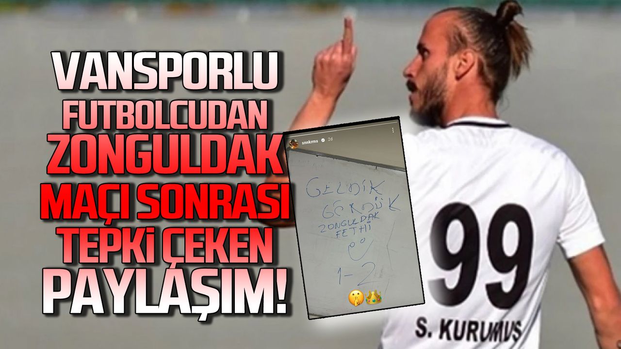 Sinan Kurumuş'tan Zonguldak maçı sonrası tepki çeken paylaşım!