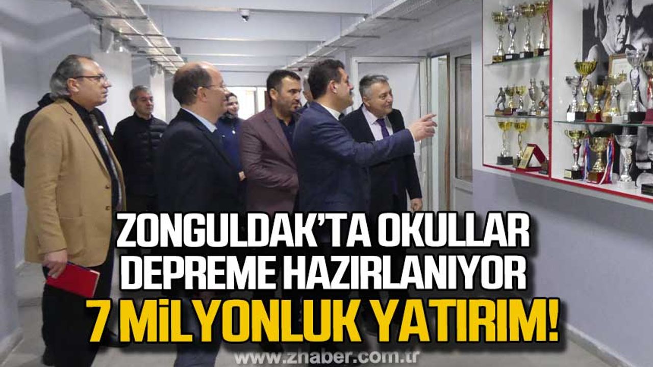 Zonguldak'ta okullar depreme hazırlanıyor! 7 milyonluk yatırım!