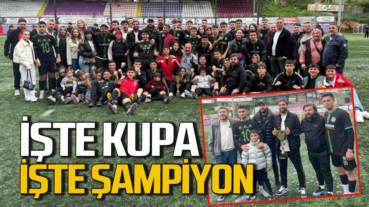 Şampiyonluk kolay gelmedi: İşte kupa işte şampiyon