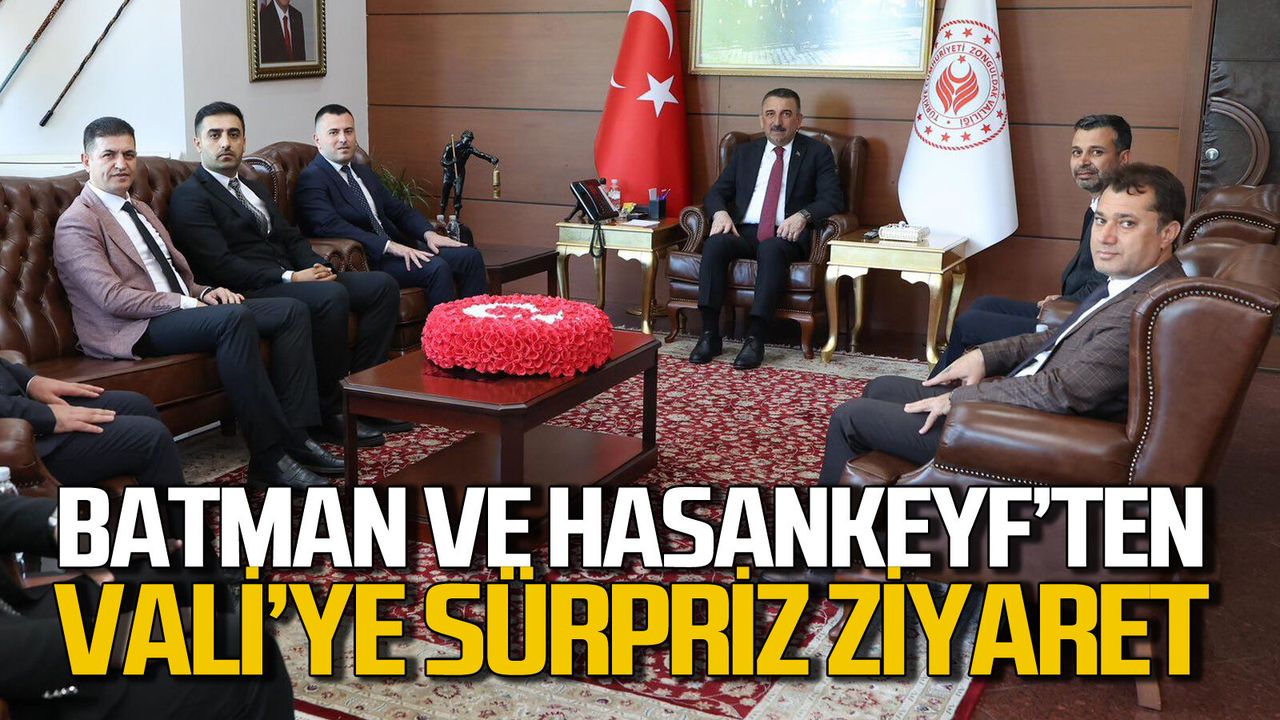 Osman Hacıbektaşoğlu Zonguldak, Batman ve Hasankeyf müdürlerini ağırladı