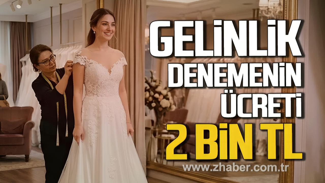 Bartın'da gelinlik denemenin ücreti 2 bin TL oldu