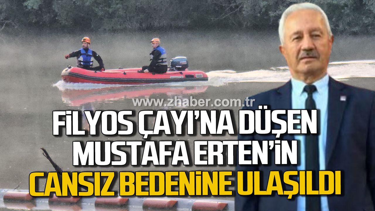 Filyos çayı’nda acı son: Mustafa Erten ölü bulundu