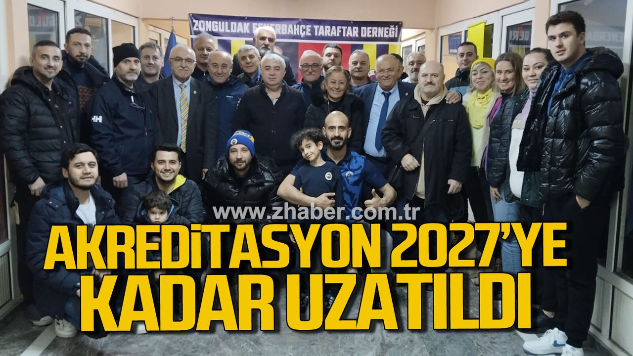 Zonguldak Fenerbahçeliler Derneği’nin Akreditasyonu 2027 yılına kadar yenilendi