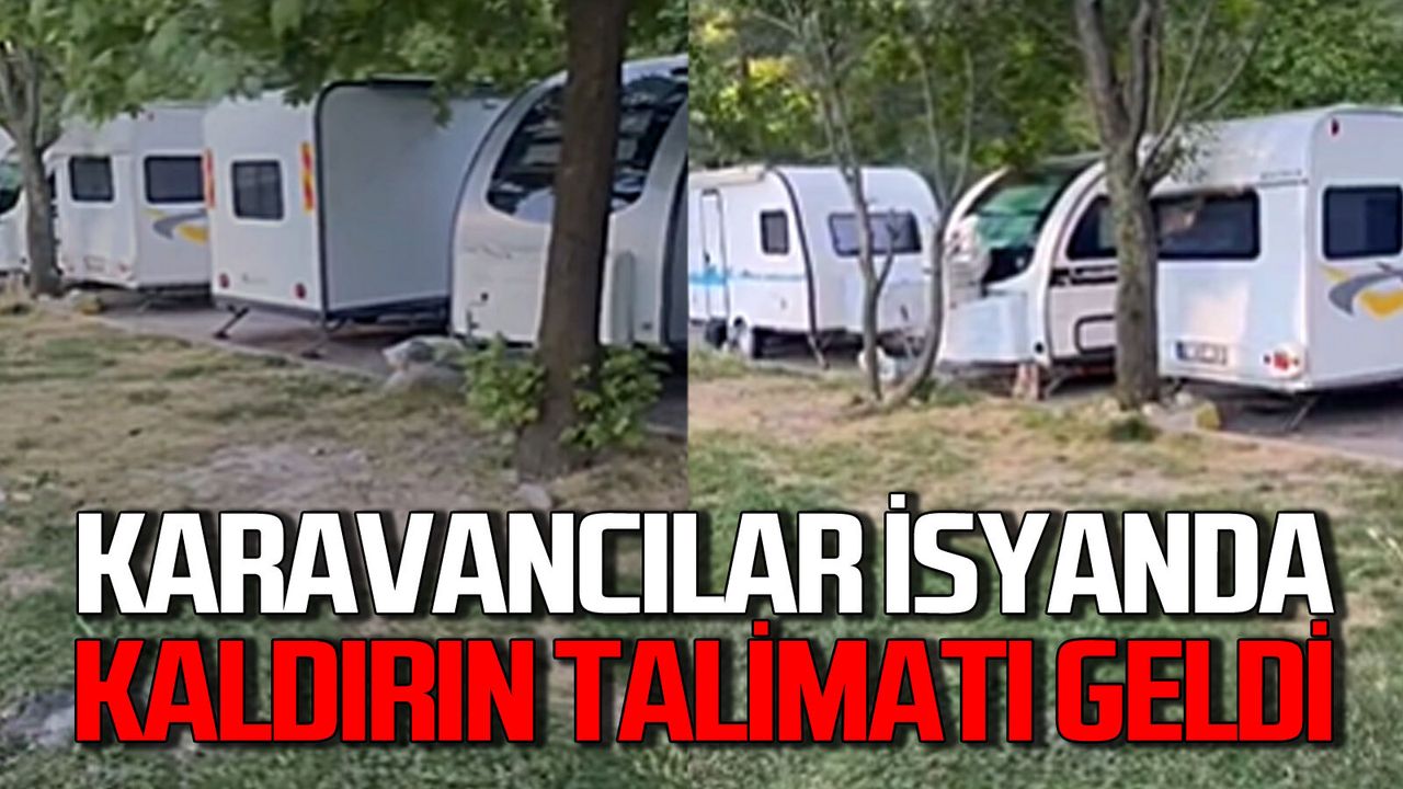 Karavancı vatandaşlar isyanda: Kozlu Sahili'ndeki karavanlar
