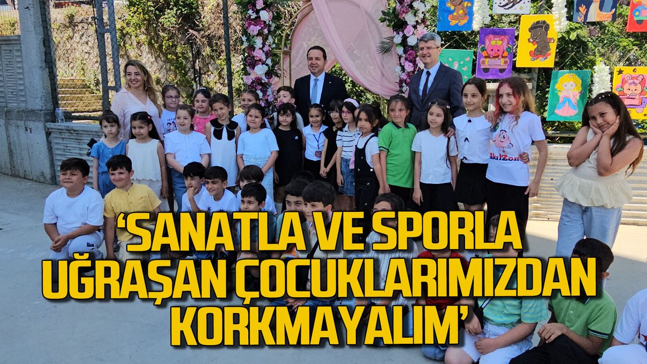 Keskin, "Sanatla ve sporla uğraşan öğrencilerimiz kötü alışk