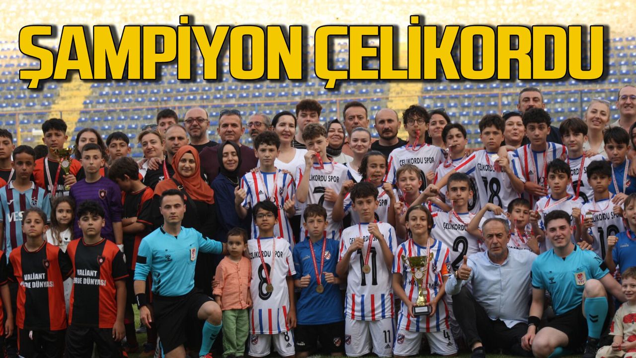 Zonguldak şampiyonu Çelikorduspor kupasını coşkuyl
