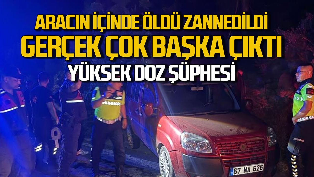 Direksiyon başında öldü zannedildi... Gerçek çok başka çıktı