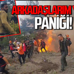 Karabük'te yanmaktan kurtulan işçi, arkadaşlarını göremeyince büyük panik yaşadı