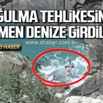 Zonguldak'ta boğulma tehlikesine rağmen denize girdiler