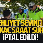 Ehliyet sevinci birkaç saat sürdü: Yayaya yol vermeyince iptal edildi