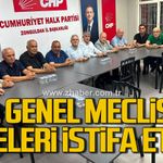 Zonguldak İl Genel Meclis üyeleri istifa etti