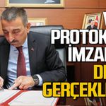 Vali Osman Hacıbektaşoğlu protokolü imzaladı devir gerçekleşti