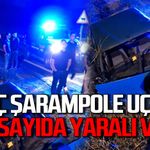 Kontrolden çıkan araç şarampole uçtu: Çok sayıda yaralı var