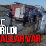 Kontrolden çıkan araç takla attı: Yaralılar var