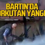 Bartın'da korkutan yangın...
