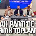 AK Parti Zonguldak teşkilatı toplandı: Şehrin gündemi ele alındı