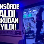 Asansörde mahsur kaldı... Korkudan bayıldı