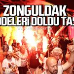 Zonguldak caddeleri doldu taştı