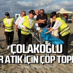 Ahmet Çolakoğlu, sıfır atık için çöp topladı