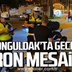 Zonguldak'ta gece- gündüz ekiplerden dron destekli denetim.