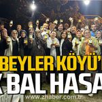 Hasbeyler Köyü’nde ilk bal hasadı