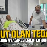 Kdz. Ereğli'de madenciye umut olan tedavi. Ayağı kesilmekten kurtarıldı.