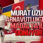 Zonguldaklı İş İnsanı Murat Uzun Arnavutluk'tan madalya ile dönüyor
