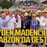 ZGC’den madencilere Trabzon’da destek
