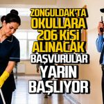 Zonguldak’ta 206 kişi işe alınacak. Başvurular yarın başlıyor