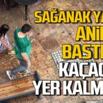 Karabük'te sağanak aniden bastırdı... Kaçacak yer kalmadı