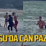 Kozlu Ilıksu’da can pazarı! Cankurtaran saniyelerle yarıştı