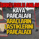 Zonguldak-Ereğli yolunda faciaya ramak kaldı: Büyük tehlike atlattılar